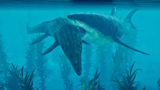 Jurassic World Evolution 2  big eatie skin Megalodon showcase [upl. by Eisoj]