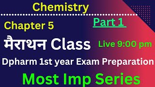 Pharmaceutical Chemistry Chapter 5 most imp Questions  Most imp Questions series [upl. by Lukash855]