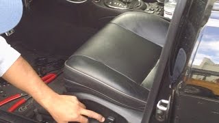 Lexus IS300 driver seat leather upholstery repair by froggy [upl. by Larue459]