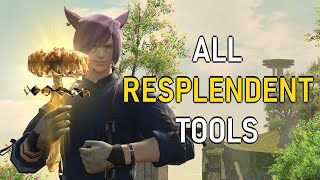 FFXIV All resplendent tools [upl. by Divadnoj]