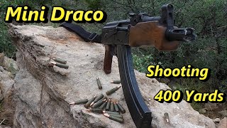 AK Pistol Mini Draco 400 Yard Shot [upl. by Nikkie]