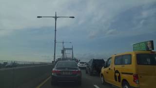 Driving from Woodside in Queens to Port Morris inThe BronxNew York [upl. by Elatan]