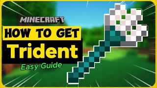 How To Get a Trident in Minecraft FASTEST WAY ALL EDITIONS [upl. by Naed]