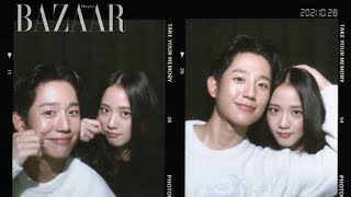 Jisoo and Haein for Harpers Bazaar Korea  Snowdrops 2nd teaser video [upl. by Eelnodnarb]