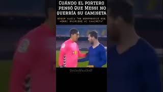 Cuándo el portero Edgar Badia pensó que Messi no querría su camiseta [upl. by Neesay498]