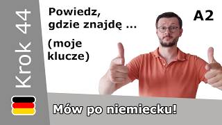 Krok A244 Tryb rozkazujący w niemieckim liczba pojedyńcza  wyposażenie kuchni [upl. by Isayg371]