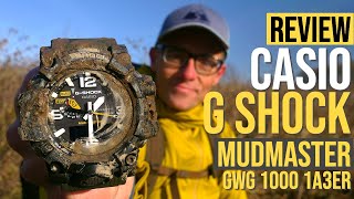 CASIO G SHOCK MUDMASTER GWG 1000 1A3ER REVIEW  MOST RUGGED OUTDOOR WATCH [upl. by Isa]