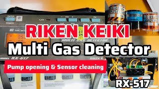 Riken Keiki RX517 pump amp sensor cleaning routine [upl. by Jerald]