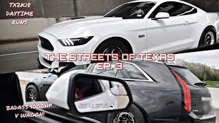 850HP MUSTANG GAPPED BY 1000HP TWIN TURBO V WAGON amp MORE  TX2K18 [upl. by Shishko851]