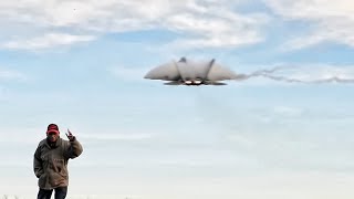 WWII Tuskegee Airman • Over Flight By F22 Raptors [upl. by Zantos760]