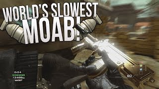 Worlds SLOWEST MOAB  Modern Warfare 3 LIVE [upl. by Gnahk]