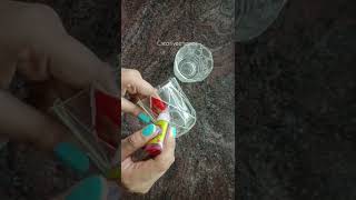 Diya making at home  Glass Diya  Glass Diya Decoration [upl. by Belanger]