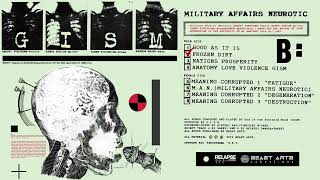 GISM  MAN Military Affairs Neurotic FULL ALBUM STREAM [upl. by Htbazile]