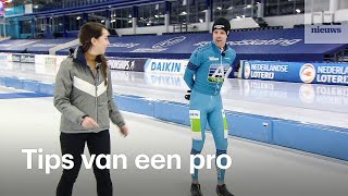 Schaatsen Met deze proftips van Bob de Vries blijf je overeind [upl. by Fanchon]