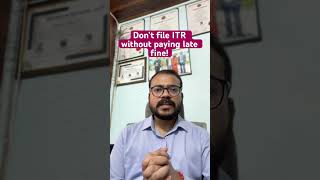 ITR filing without paying late fine [upl. by Shel]