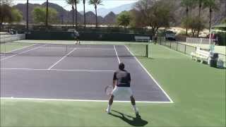 Philipp Kohlschreiber Indian Wells Point play 2014 [upl. by Ahsenauq]