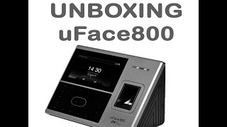 UNBOXING ZKTeco Uface800 Controlador BIOMETRICO FACIAL Control de asistencia [upl. by Kuska]