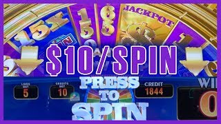 🎰🎡10Spin on Wheel of Fortune TRIPLE GOLD 🎡 ✦ Slot Machine Pokies w Brian Christopher [upl. by Bernie]