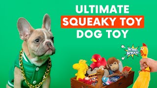 ULTIMATE Squeaky Toys Dog Toy Sounds for Dogs [upl. by Hattie]