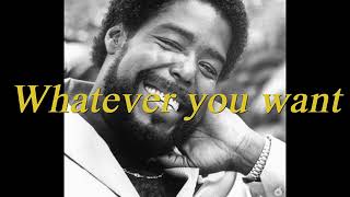 Barry White  Never never gonna give you up lyrics on screen [upl. by Marina]