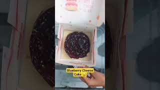 Blueberry cheese Cake 🎂 From Zomato PyTheCreator review shorts [upl. by Fernyak]