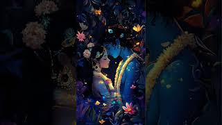 Saari saari raat mai ahen bharta ❤️  radhey krishna 📿🪈 song  trending 🌈 [upl. by Ailene]