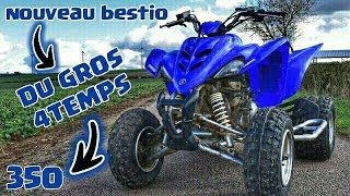 Yamaha 350 Raptor  NOUVEAU QUAD DANS LA TEAM 💙😍 [upl. by Veejar]