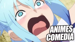 Top 9 Mejores Animes de COMEDIA del Invierno 2017 [upl. by Nixie]