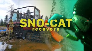 Snowcat Recovered 18Months After Falling Through Ice [upl. by Leahcimdivad]