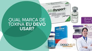 Qual Marca de Toxina Botulínica devo usar [upl. by Airpac485]