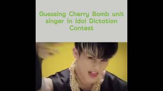 Eunhyuk guessed Cherry Bombs unit singer on Idol Dictation Contest [upl. by Thorny72]