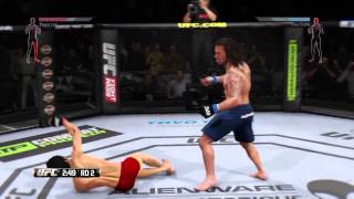 EA Sports UFC Ranked Fight Clay Guida vs Bruce Lee  Pull No Punches [upl. by Austreng]