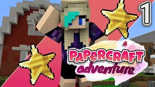 a new ADVENTURE Minecraft Papercraft Adventure Part 1 [upl. by Getter]