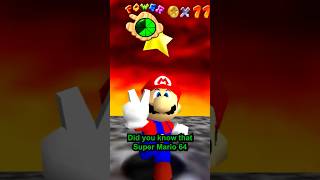 Did you know that Super Mario 64 [upl. by Yhcir]