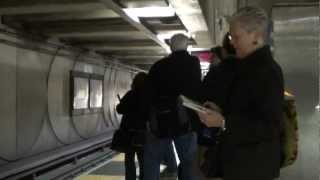 DublinPleasanton Train Arriving at Embarcadero BART HD [upl. by Ecnahs]