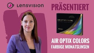 Lensvision präsentiert Air Optix Colors [upl. by Laertnom141]