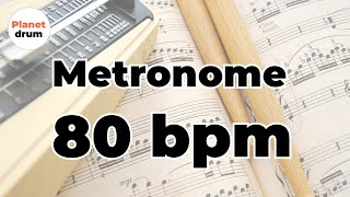 Metronome 80 bpm [upl. by Margarette]