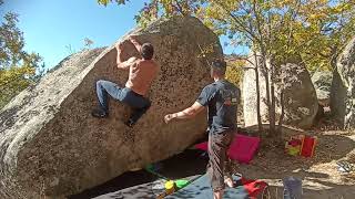 Bulgaria bouldering rocks 6a [upl. by Anelegna420]