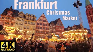 🇩🇪🎄Explore The Frankfurt Christmas Markets 2023🌟 Germany [upl. by Emmit]