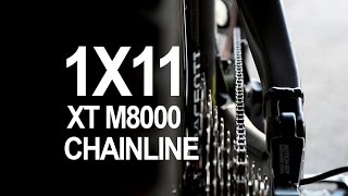 Better CHAINLINE 1 x 11 1 x 12 Adjustment Options🔥with Shimano XT M8000 [upl. by Oznola]