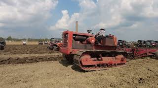 Aultman Taylor 3060 and Allis Chalmers Crawlers plowing at Half Century of Progress 2021 [upl. by Mhoj724]