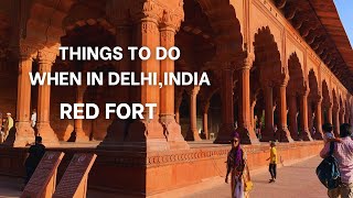 Red Fort  Places Worth Visiting When In Delhi India [upl. by Yirinec]