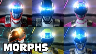 Operation Overdrive  All Ranger Morphs  Power Rangers Official [upl. by Longley376]