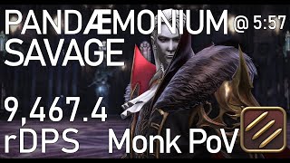 【FFXIV】P4s Hesperos Clear  557 Monk PoV 94674 rDPS [upl. by Eiznikam]