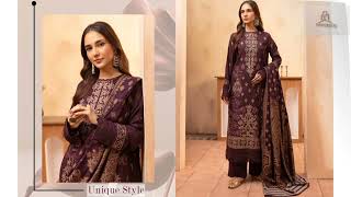 Beautiful Khaddar amp Dhanak Embroider Design  Online Shopping  Abdul Hadi Hassan [upl. by Ecitsuj]