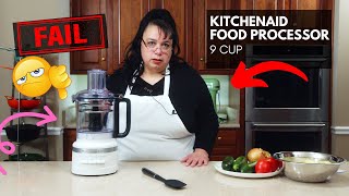 KitchenAid 9 Cup Food Processor Review FAIL [upl. by Dnomal]