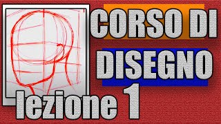 Lezioni di Disegno  Come disegnare le proporzioni del viso  1  tutorial 2020 [upl. by Torras858]