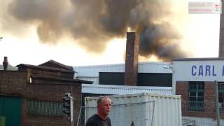 Großbrand in EnnepetalVoerde in der Boesebecker Straße [upl. by Giark]