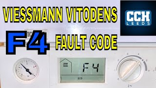 VIESSMANN BOILER F4 FAULT CODE  How To Reset [upl. by Nywra]