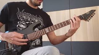 Slayer  Altar Of Sacrifice Rythmn Guitar Cover [upl. by Krispin]